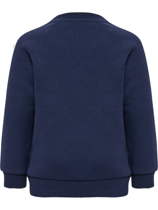 hmlHUMMING CREWSUIT, BLACK IRIS/FADED DENIM, packshot