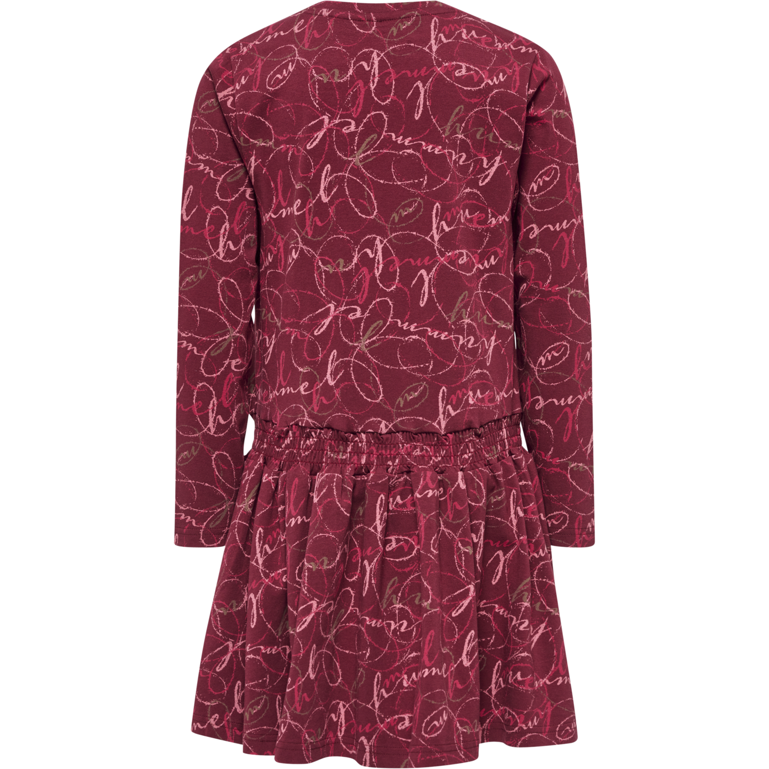 hmlMERRY DRESS L/S, CORDOVAN, packshot