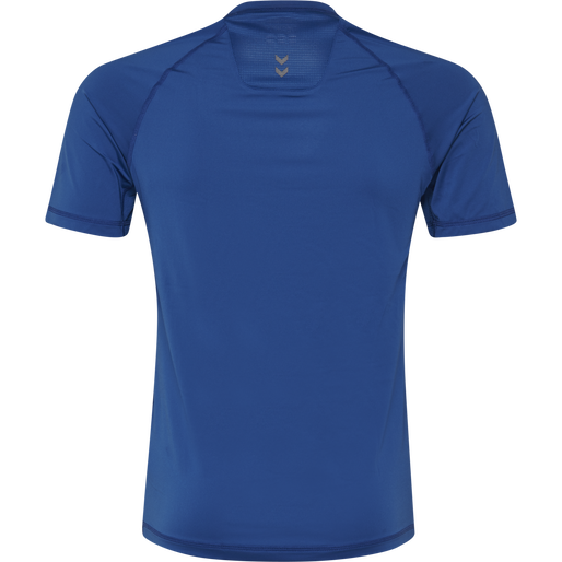 HUMMEL FIRST PERFORMANCE KIDS JERSEY S/S, TRUE BLUE HUMMEL FIRST PERFORMANCE KIDS JERSEY S/S, TRUE BLUE, packshot