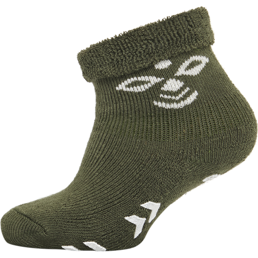 SNUBBIE SOCKS 3 PK, BLACK/OLIVE NIGHT, packshot