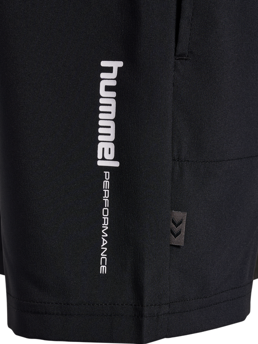 hmlJR PULSE WORKOUT SHORTS, BLACK hmlJR PULSE WORKOUT SHORTS, BLACK, packshot