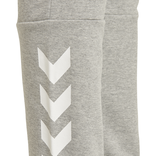hmlNONI REGULAR PANTS, GREY MELANGE, packshot