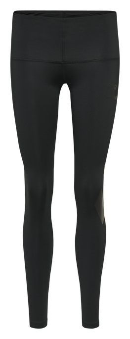 hmlPARIS HIGH WAIST TIGHTS, BLACK, packshot