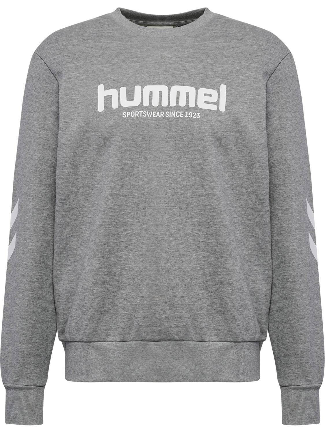 hmlLEGACY 2.0 SWEATSHIRT, GREY MELANGE, packshot