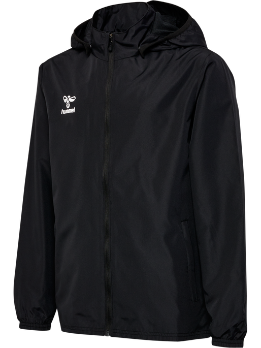 hmlESSENTIAL AW JACKET KIDS, BLACK, packshot