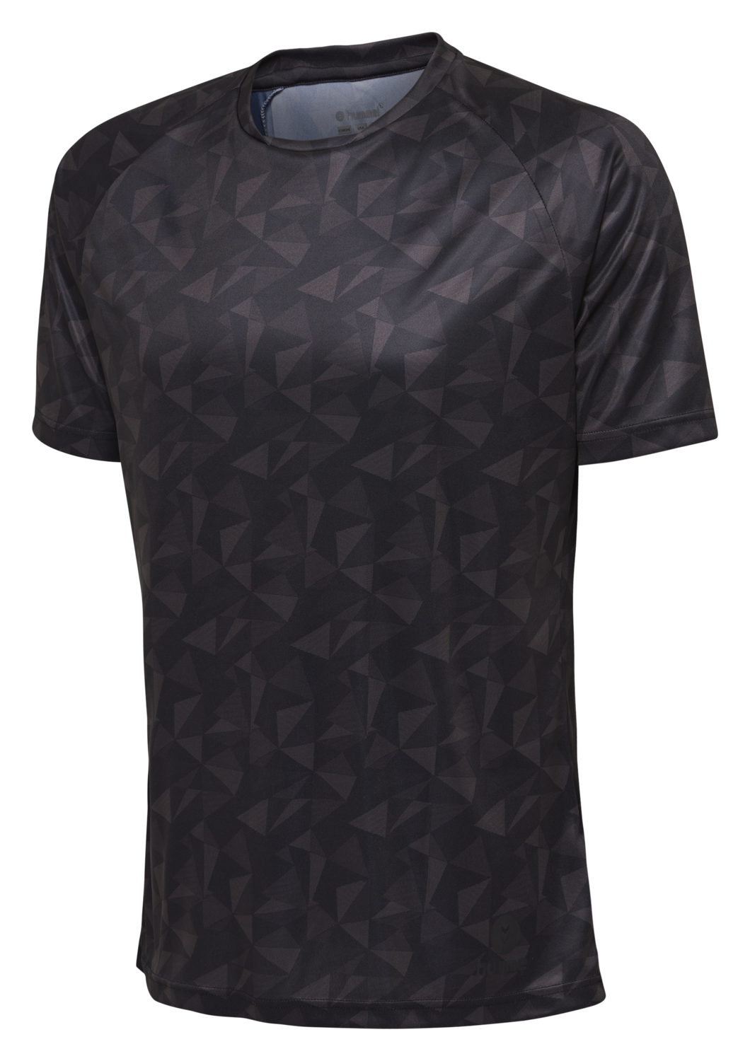 hmlACTIVE KIDS POLY JERSEY SS, BLACK, packshot