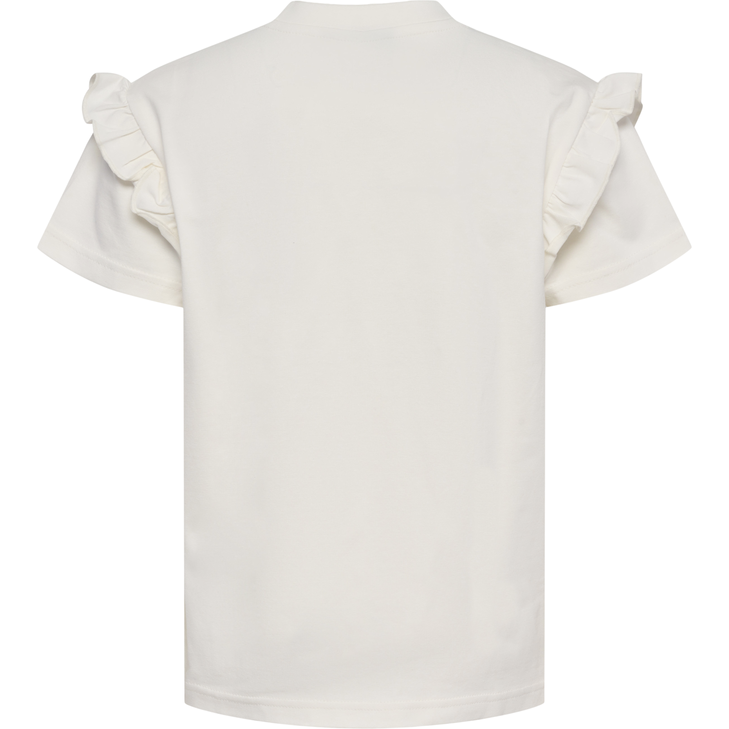 hmlVIOLET T-SHIRT S/S, MARSHMALLOW, packshot