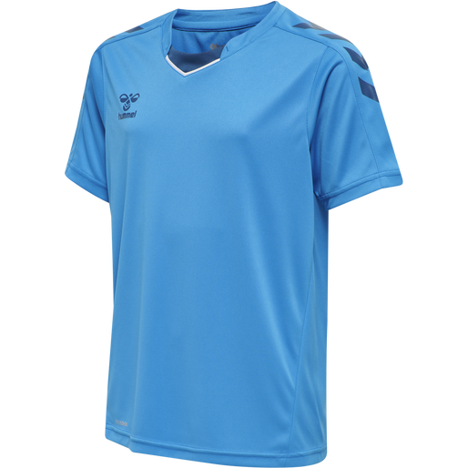 hmlCORE XK POLY JERSEY S/S KIDS, BLUE DANUBE hmlCORE XK POLY JERSEY S/S KIDS, BLUE DANUBE, packshot