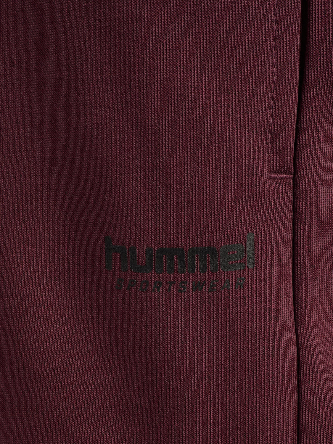 hmlJR LOOSE UNI SHORTS, VINEYARD WINE, packshot