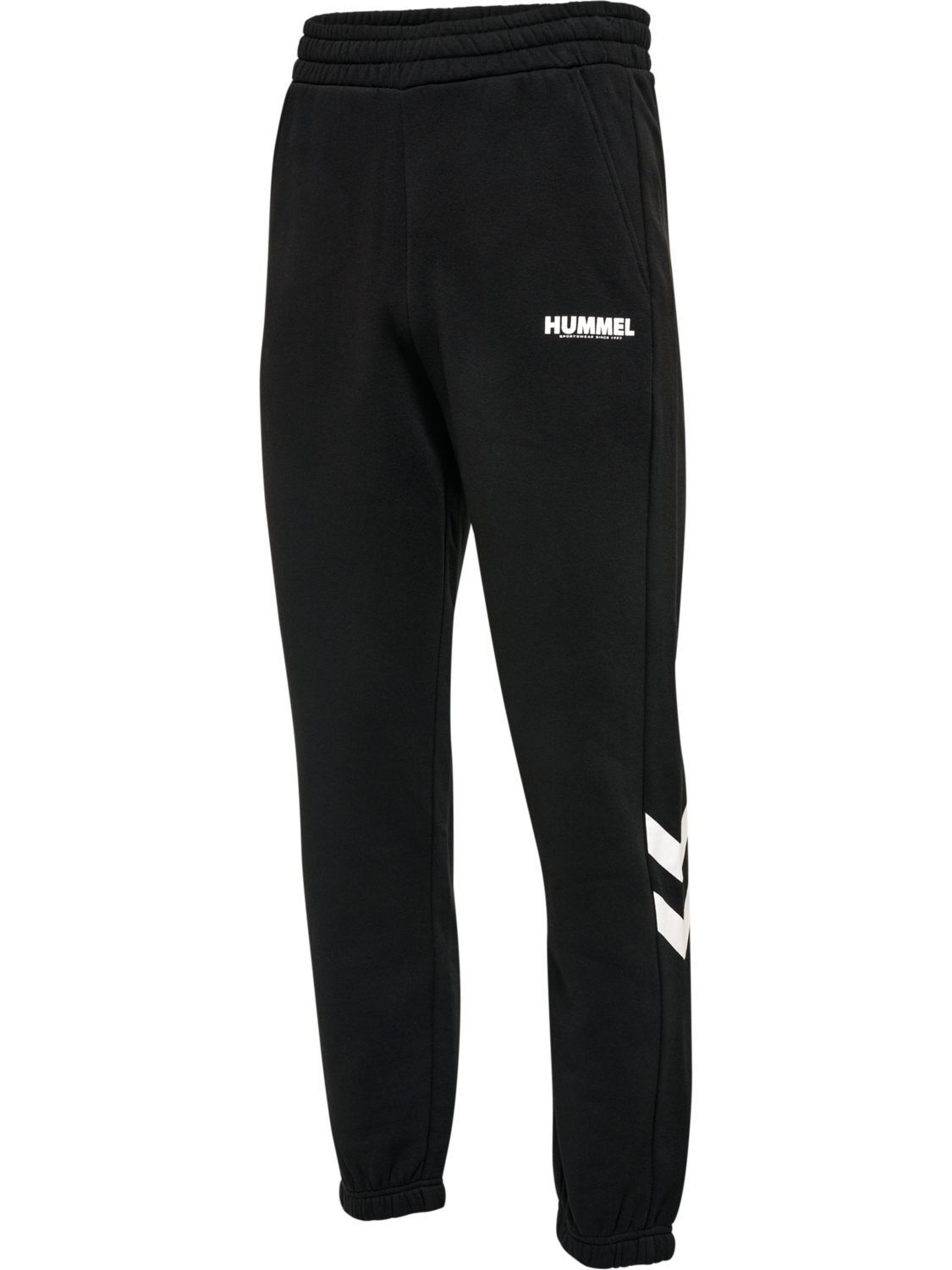 hmlLEGACY REGULAR PANTS PLUS, BLACK, packshot