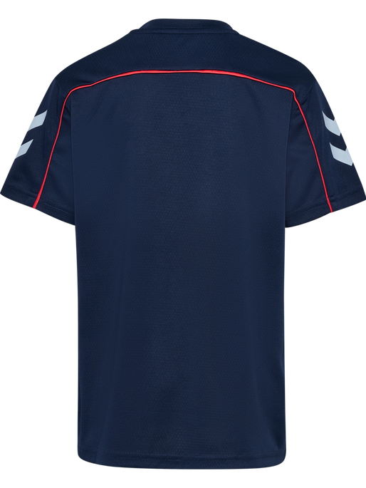 hmlJR T-SHIRT S/S, DRESS BLUES, packshot