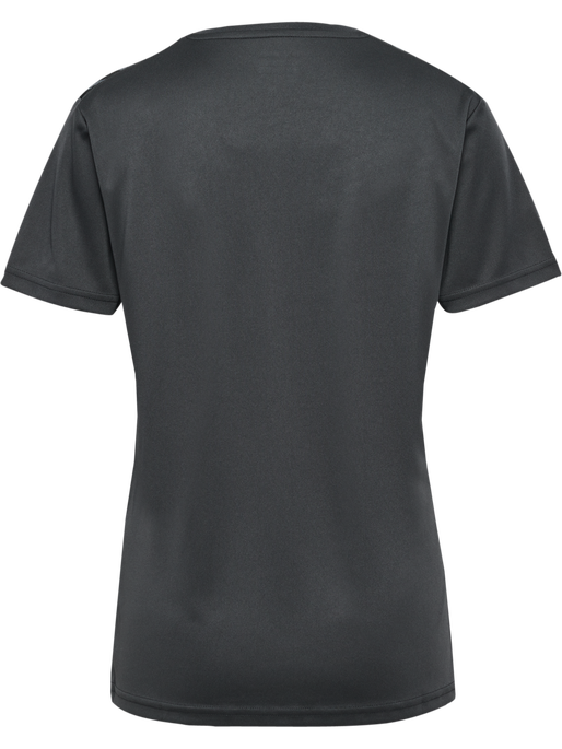 hmlAUTHENTIC PL JERSEY S/S WOMAN, ASPHALT, packshot