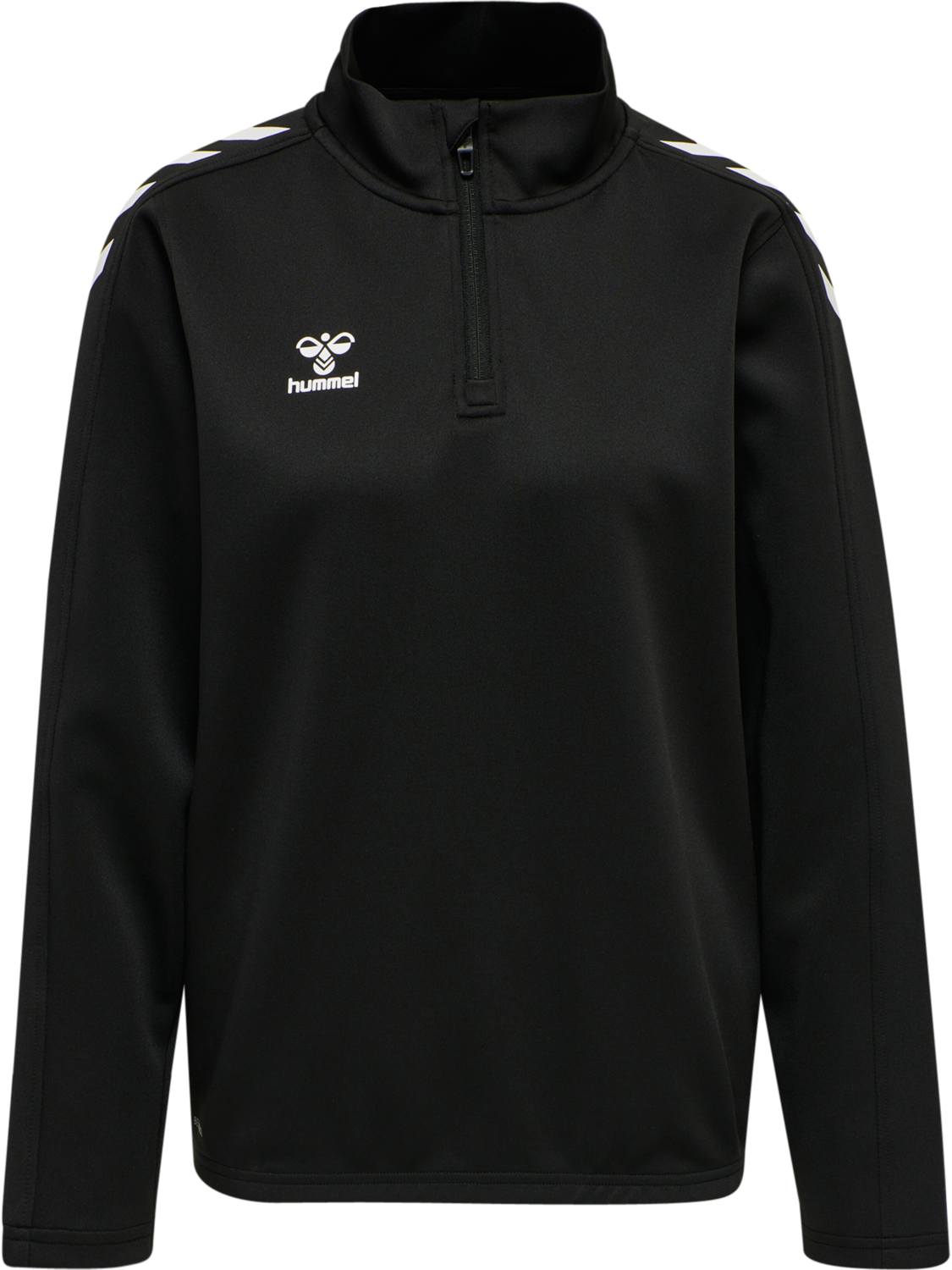 hmlCORE XK HALF ZIP SWEAT WOMAN, BLACK/BLACK, packshot