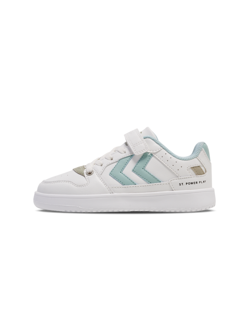ST. POWER PLAY JR, WHITE/TURQUOISE, packshot