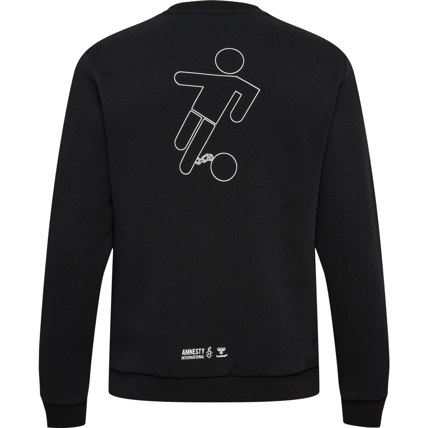 hmlAMNESTY SWEATSHIRT, BLACK, packshot