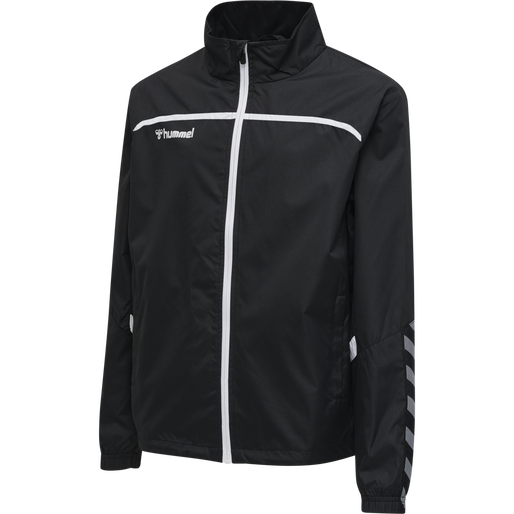 hmlAUTHENTIC KIDS TRAINING JACKET, BLACK/WHITE, packshot