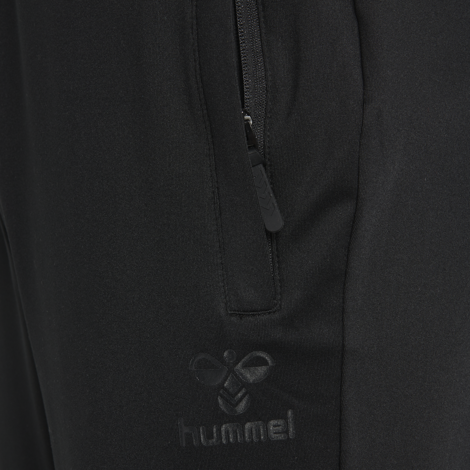 hmlASTON TAPERED PANTS, BLACK, packshot