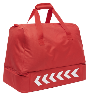 CORE FOOTBALL BAG, TRUE RED, packshot
