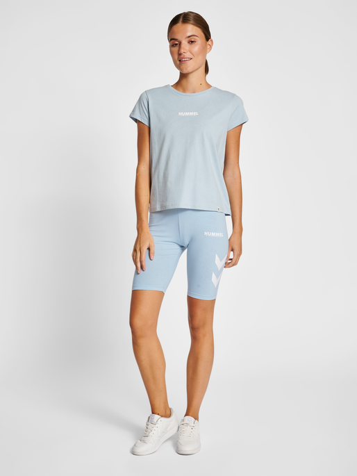 CELESTIAL TIGHT hummel BLUE - SHORTS LEGACY WOMAN