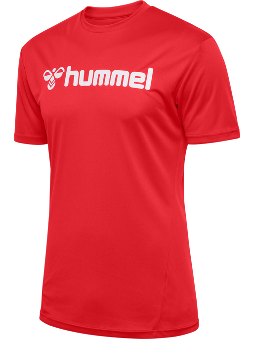 hmlLOGO JERSEY S/S, TRUE RED, packshot