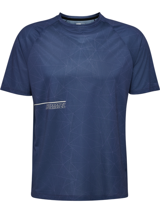 hmlCOURT AOP LIGHT WEIGHT T-SHIRT, INSIGNIA BLUE hmlCOURT AOP LIGHT WEIGHT T-SHIRT, INSIGNIA BLUE, packshot