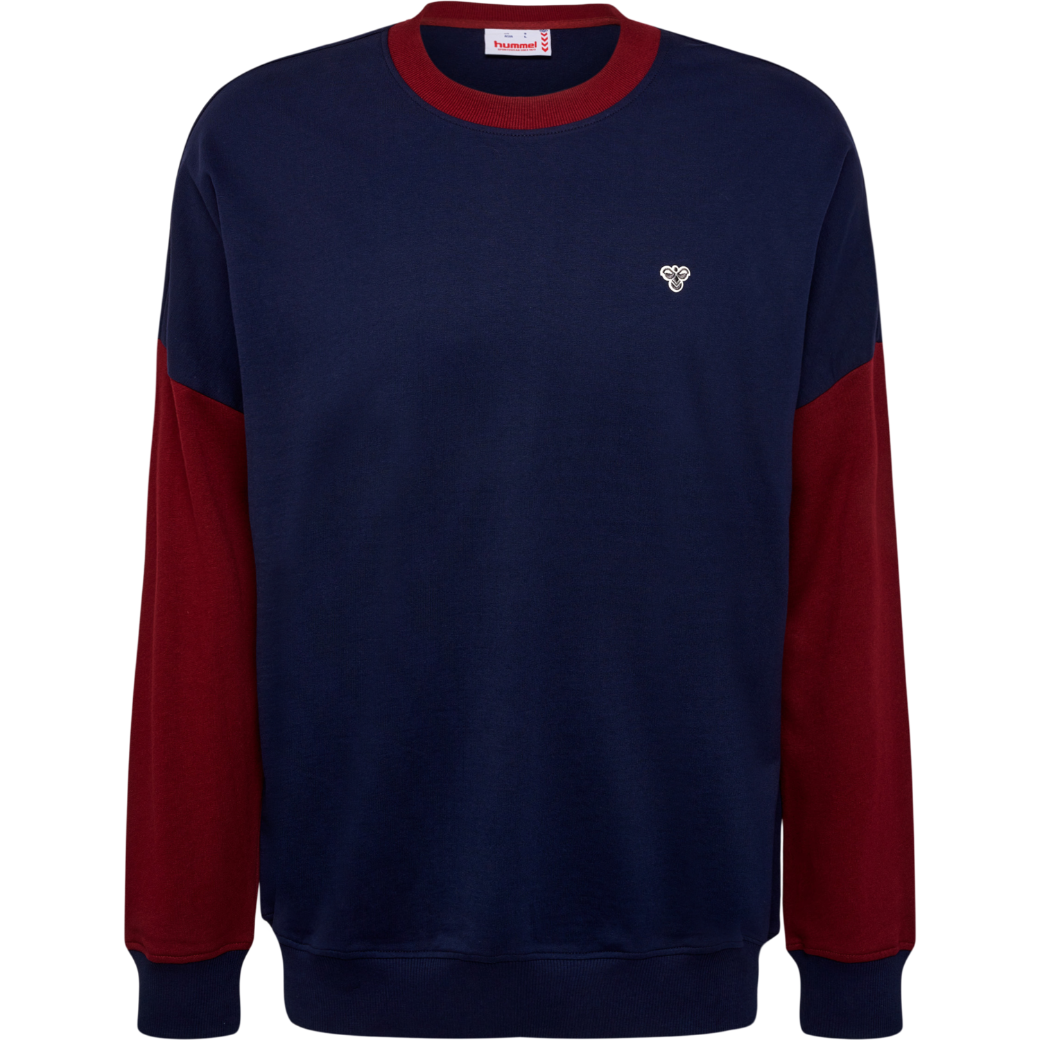 hmlIC PARKER SWEATSHIRT, PEACOAT, packshot