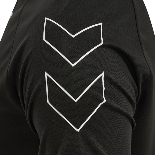 hmlTE TIHALT T-SHIRT, BLACK, packshot