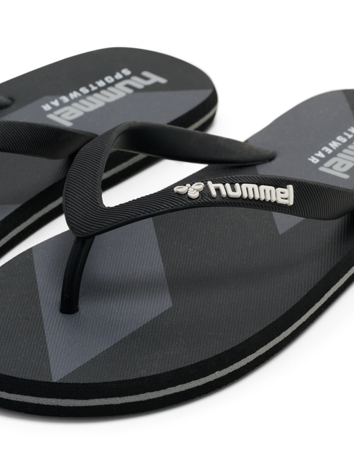 CHEVRON FLIP FLOP, BLACK CHEVRON FLIP FLOP, BLACK, packshot