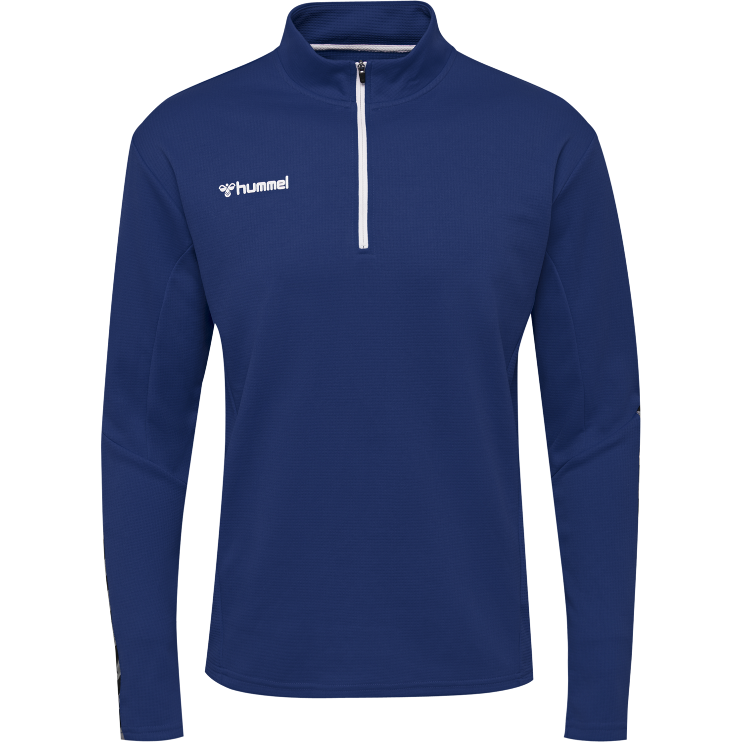hmlAUTHENTIC HALF ZIP SWEATSHIRT, TRUE BLUE, packshot