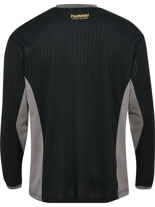 hmlLOOSE FB JERSEY L/S TOPSCORER, BLACK hmlLOOSE FB JERSEY L/S TOPSCORER, BLACK, packshot