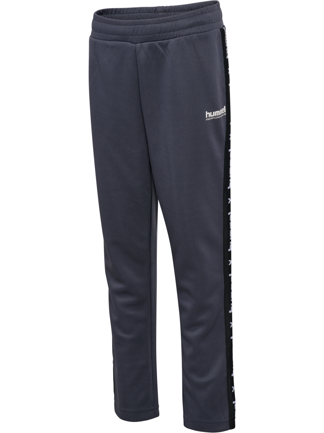 hmlJR GOAL TAPE PANTS, EBONY, packshot