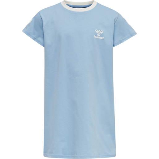 hmlMILLE T-SHIRT DRESS S/S, AIRY BLUE, packshot