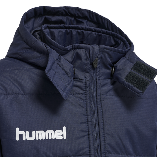 hmlPROMO SHORT BENCH JACKET KIDS, MARINE, packshot
