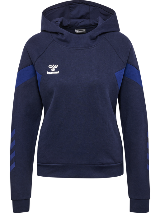 hmlTRAVEL SWEAT HOODIE WOMAN, MARINE, packshot