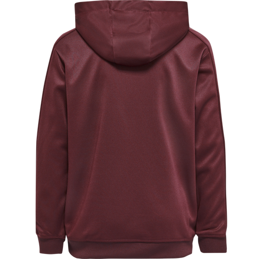 hmlPROMO KIDS POLY HOODIE, BIKING RED/RASPBERRY SORBET, packshot