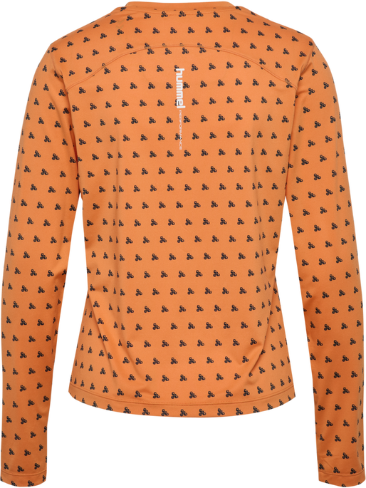 hmlFAST W T-SHIRT L/S, DUSTY ORANGE hmlFAST W T-SHIRT L/S, DUSTY ORANGE, packshot