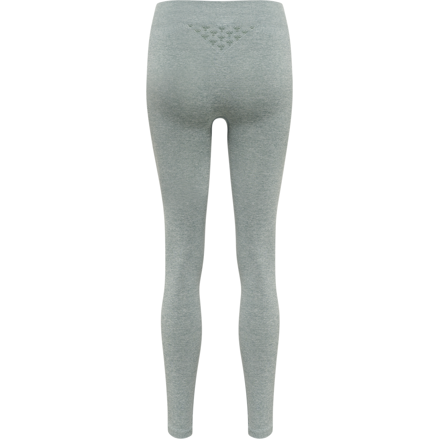 hmlCI SEAMLESS MID WAIST TIGHTS, NORTH ATLANTIC MELANGE, packshot