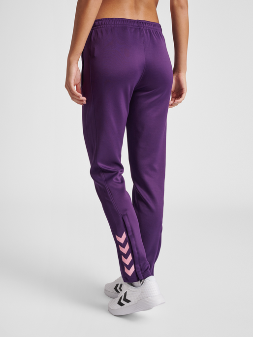 hmlCORE XK POLY PANTS WOMAN, ACAI, model