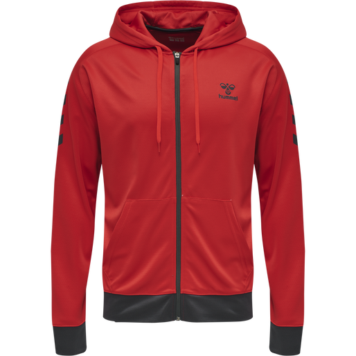 hmlACTION POLY ZIP HOODIE, 3048, packshot