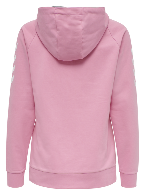 HUMMEL GO COTTON HOODIE WOMAN, COTTON CANDY, packshot