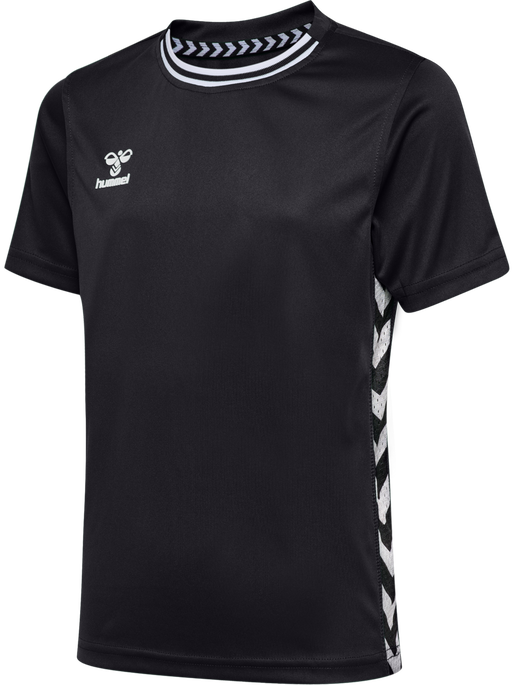 PLAYFUL SS JERSEY KIDS, BLACK, packshot