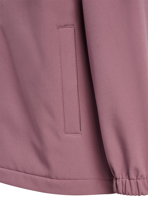 hmlJR LOOSE SOFTSHELL JACKET, WISTFUL MAUVE hmlJR LOOSE SOFTSHELL JACKET, WISTFUL MAUVE, packshot