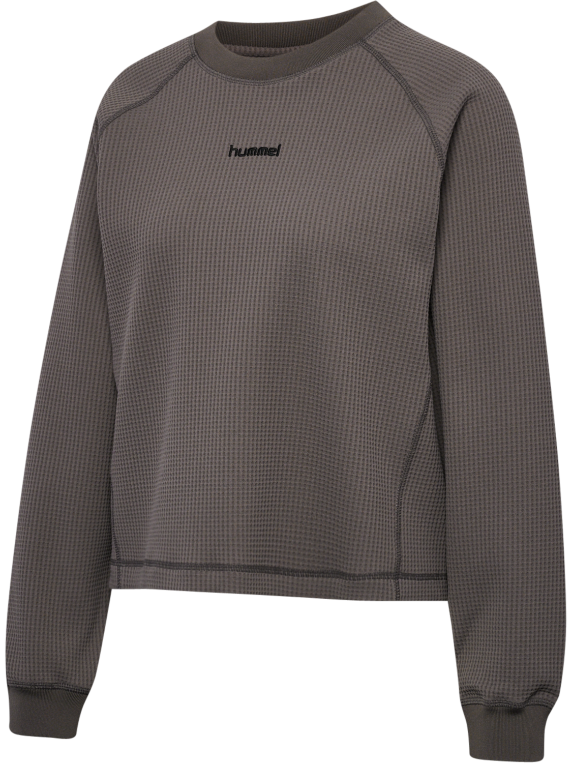hmlSOFT WAFFLE W T-SHIRT L/S, FALCON, packshot