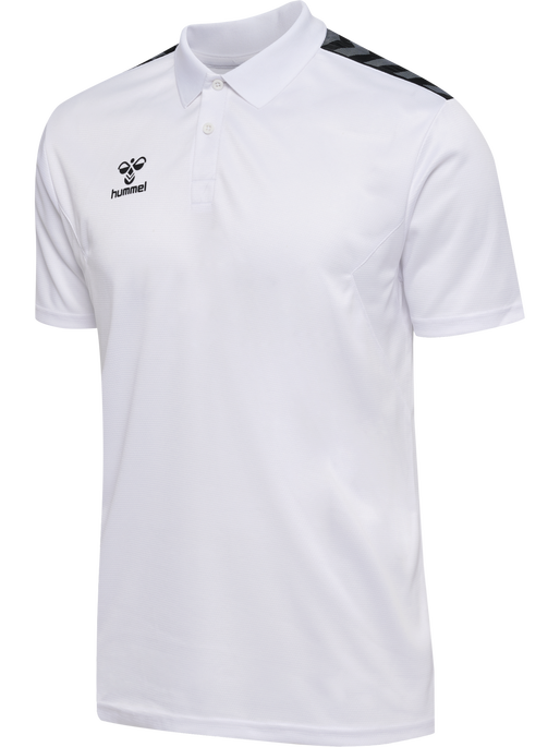 hmlAUTHENTIC FUNCTIONAL POLO, WHITE, packshot