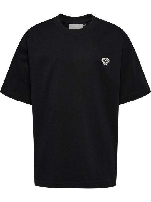 hmlJR LOOSE T-SHIRT S/S BEE, BLACK, packshot