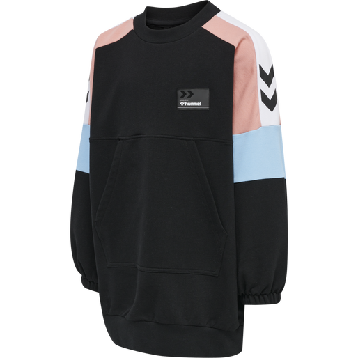 hmlSOFIE LONG SWEATSHIRT, BLACK hmlSOFIE LONG SWEATSHIRT, BLACK, packshot