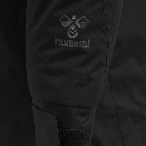 hmlNORTH PARKA JACKET, BLACK/ASPHALT, packshot