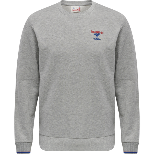 hmlIC DAYTON SWEATSHIRT, GREY MELANGE, packshot