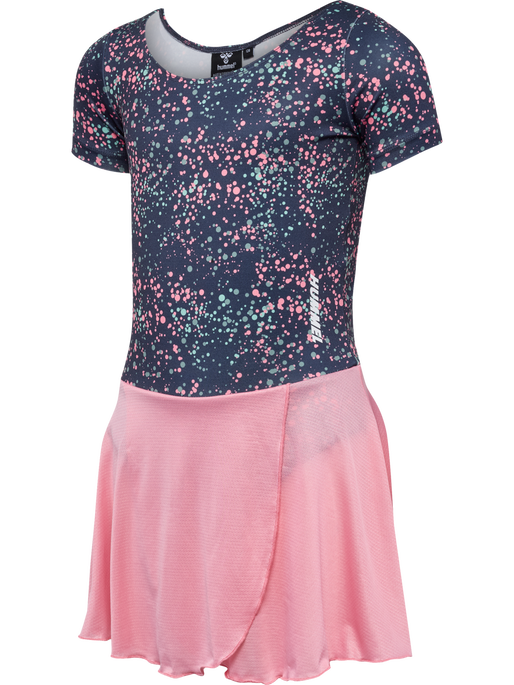 hmlNELLY GYMSUIT S/S, PEONY, packshot