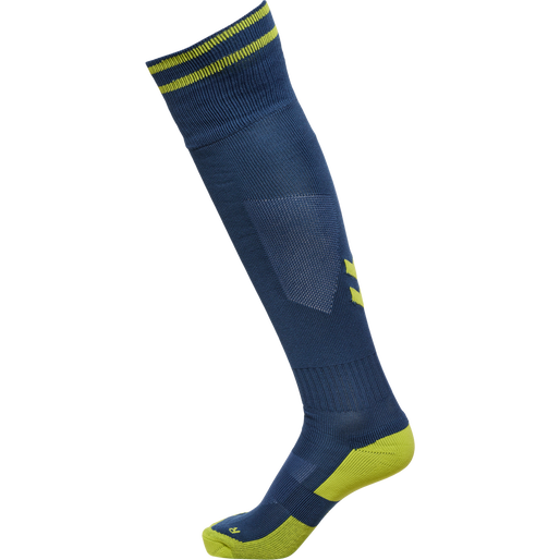 ELEMENT FOOTBALL SOCK , DARK DENIM/LIME PUNCH, packshot